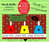 "Jingle Bells" for Diatonic Desk Bells  (PPT slides with e