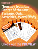 "Journey from the Center of the Sun" article, quiz, and re