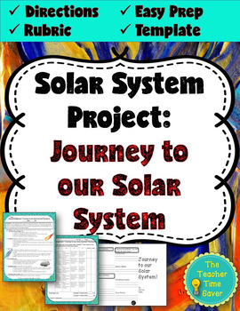 Preview of Solar System Brochure Activity - Space Creative Writing Science Activity