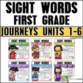 Journeys 1st Grade Units 1-6 Sight Word Supplement - High 