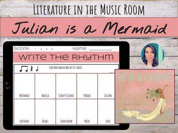 Preview of "Julian is a Mermaid" by Jessica Love Music Mini-Lesson & Self-Love