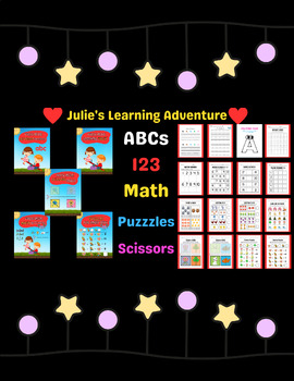 Preview of ♥Julie's Learning Adventure: ABCs, Numbers, Math, Puzzles and Scissors♥.