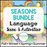 Seasons Picture Scene for Speech Therapy - Language Scene Bundle