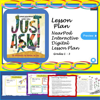 Just Ask Be Different Be Brave Be You By Sotomayor Nearpod Lesson Plan