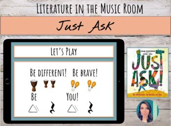 Preview of "Just Ask" by Sonia Sotomayor & Rafael Lopez | Rhythm Music Lessons K-2 & 3-5