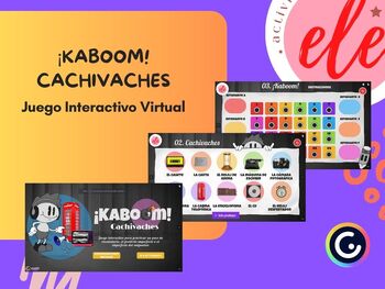 Preview of ¡Kaboom! Cachivaches - Juego interactivo (pretéritos, imperfecto de subjuntivo)