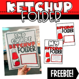 "Ketchup & Pickles" KETCHUP Folder Cover