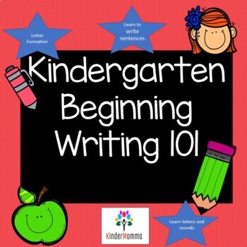 Preview of  Kindergarten Beginning Writing Activities