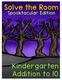 {Kindergarten} Spooktacular Addition Solve the Room Activi