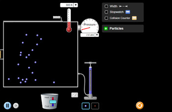 Preview of Kinetic Molecular Theory -PhET Online Lab Worksheet (Google Doc/PDF)