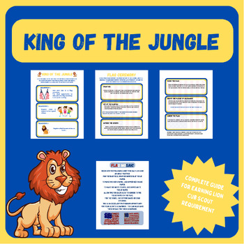 Preview of King of the Jungle, Lion Cub Scout Requirement