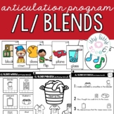 /L/ Blends Articulation Program (+ BOOM Cards) Speech Therapy