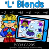 'L' Blends Boom Cards, -cl, -fl, -bl, -sl, -pl, -gl Distan