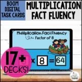 Multiplication Fact Fluency Math Review Boom Cards