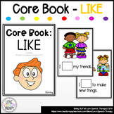 "LIKE" Cord Word Sight Word Interactive Book