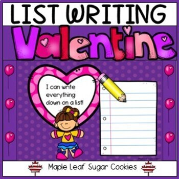 Preview of ***LIST WRITING*** Mini-Lesson with Three Follow Up Activities!!! Google Slides 