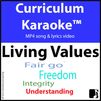 Preview of 'LIVING VALUES' (Grades K-12) ~ Curriculum Song Video l Distance Learning