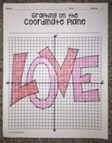 Valentines Day Graphing on the Coordinate Plane Mystery Pi