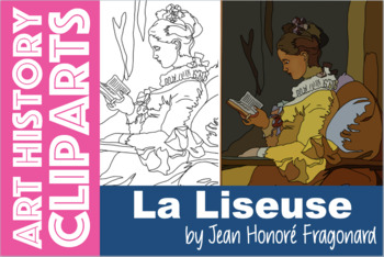 Preview of "La Liseuse" by Jean-Étienne Liotard ART HISTORY Clipart painter