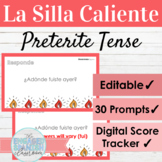 EDITABLE Spanish Preterite Tense Hot Seat Game | La Silla 