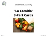 "La comida" Montessori 3-Part Cards (print)