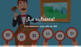 ¡La subasta! Communicative task to practice Spanish number