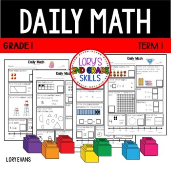 Preview of Daily Math Grade 1 - Term 1