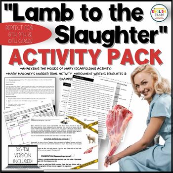 Preview of "Lamb to the Slaughter" Activity Pack