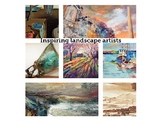 "Landscape' artists and student sketchbook pages to inspir