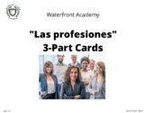 "Las Profesiones" Montessori 3-Part Cards (Cursive)