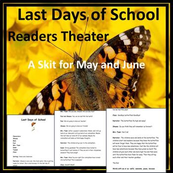 Preview of "Last Days of School" Readers's Theater Skit grades 1-5
