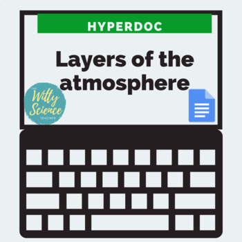 Preview of  Layers of Earth's Atmosphere HyperDoc ( Google Doc editable) 