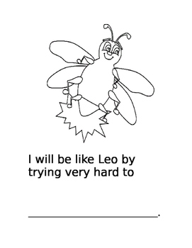 Preview of "Leo the Lightning Bug" worksheet
