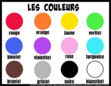 "Les Couleurs" Reference Sheet