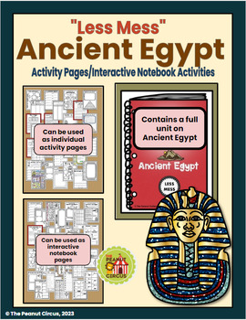 Preview of Ancient Egypt Unit | Activity Pages | Interactive Notebook Activities