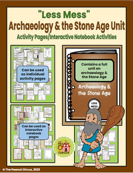 Preview of Archaeology & the Stone Age Unit | Activity Pages | Notebook Activities