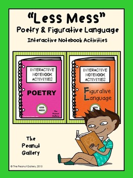 Preview of Figurative Language & Poetry Unit | Interactive Notebook Activities