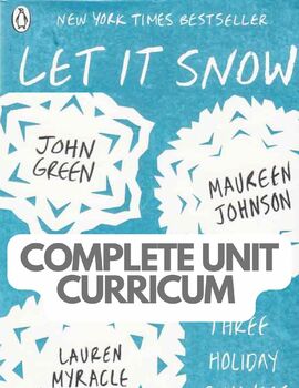 Preview of "Let It Snow" Novel bundle- Complete Unit w Pacing guide