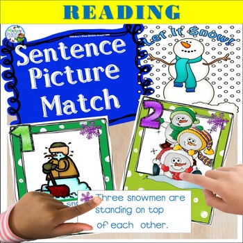 Preview of    "Let It Snow" Sentence to Picture Match