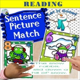 "Let It Snow" Sentence to Picture Match Sample Set