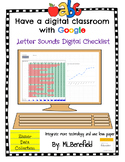  Letter Sounds checklist  Bonus:Digital Checklist Added