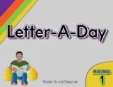 'Letter a Day' Round 1 - FREE Daily Alphabet Focus Starter