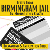 "Letter from Birmingham Jail" Background and Anticipation Guide