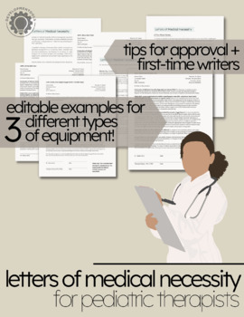 Preview of ** Letters of Medical Necessity: 3 Editable Templates + Tips for Approval! **