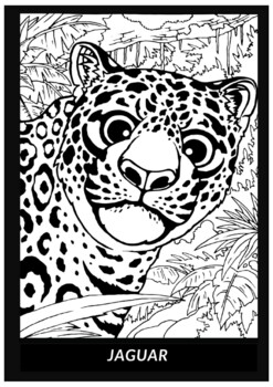 Coloring Pages For Kids Jungle - Printable Jungle Coloring Pages