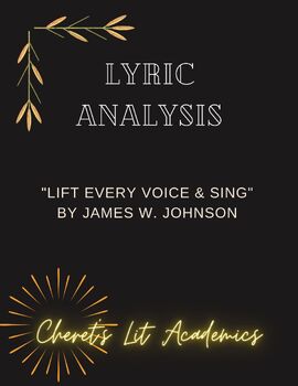 Preview of "Lift Every Voice and Sing" Lyric Analysis