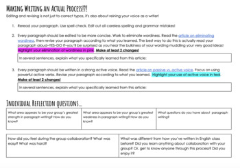 Preview of  Literary Analysis Paragraph Rubric. & Self Evaluation: "Shooting an Elephant"