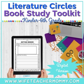 Preview of Literature & Book Circles Activities for Lower & Upper Grades Digital Bundle