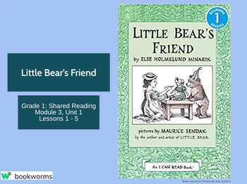 Preview of "Little Bear's Friend" Google Slides- Bookworms Supplement