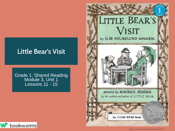 Preview of "Little Bear's Visit" Google Slides- Bookworms Supplement